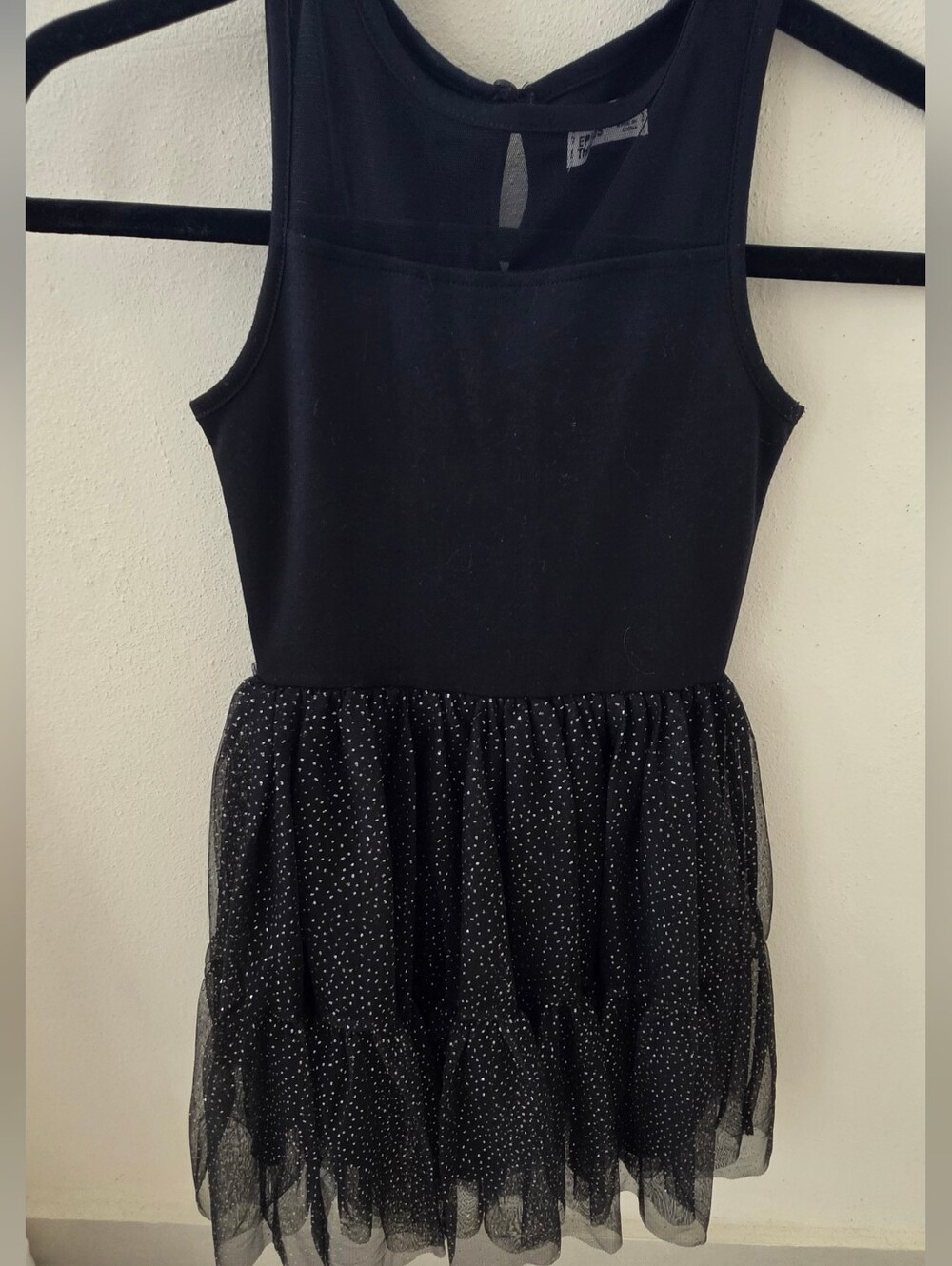 Epic Threads Black Sparkle Tulle Party Dress